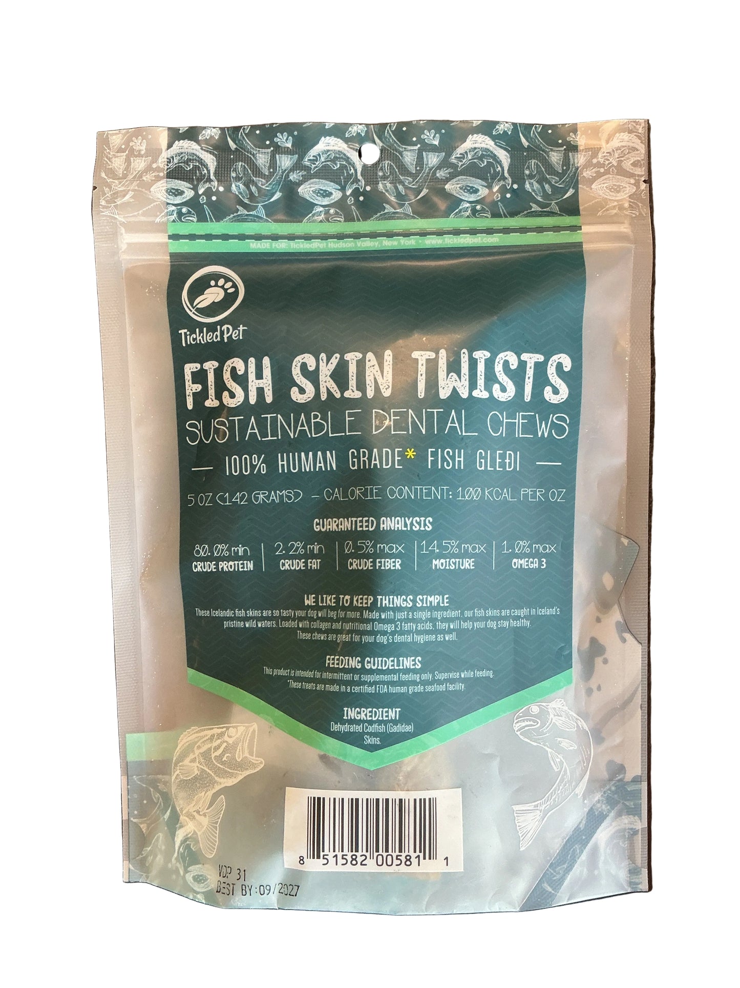 Tickled Pet Fish Skin