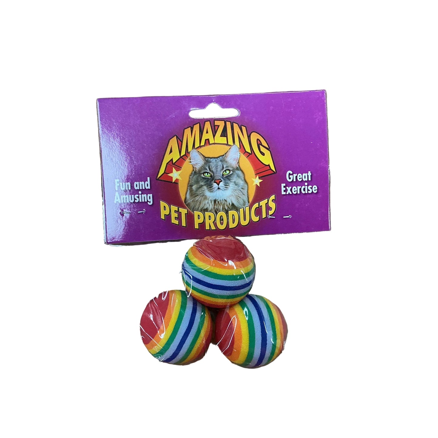 Amazing Pet Products Rainbow Soft Balls