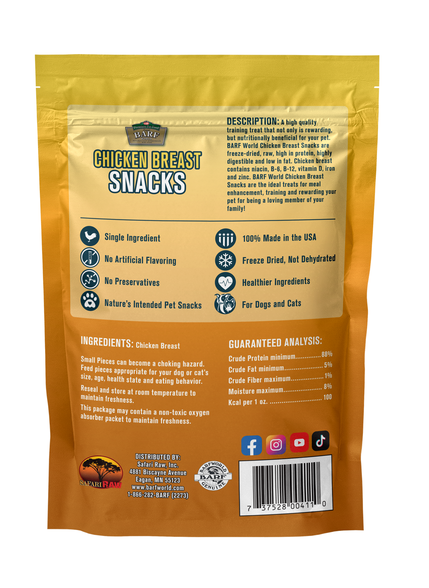 BARF® World Chicken Breast Snacks