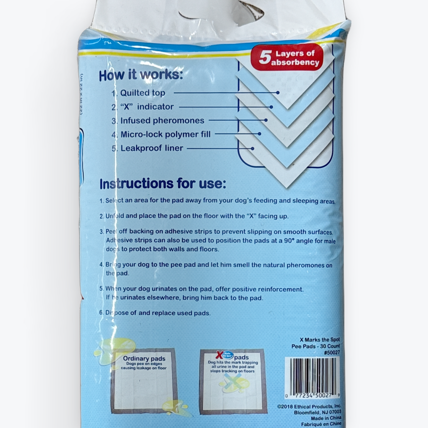 Spot X Marks The Extra Absorbent Pee Pads 30 Ct Regular