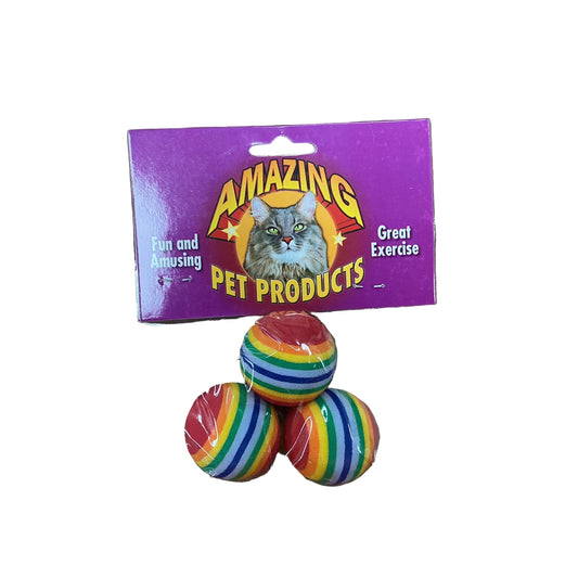 Amazing Pet Products Rainbow Soft Balls