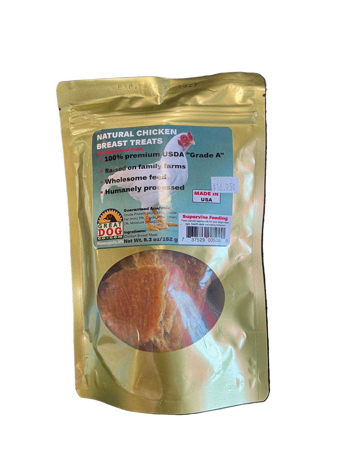 Great Dog Natural Chicken Breast Treats
