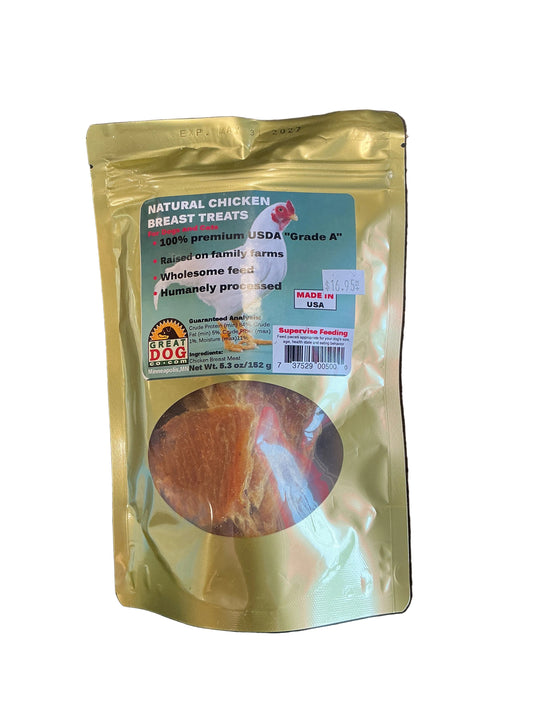 Great Dog Natural Chicken Breast Treats