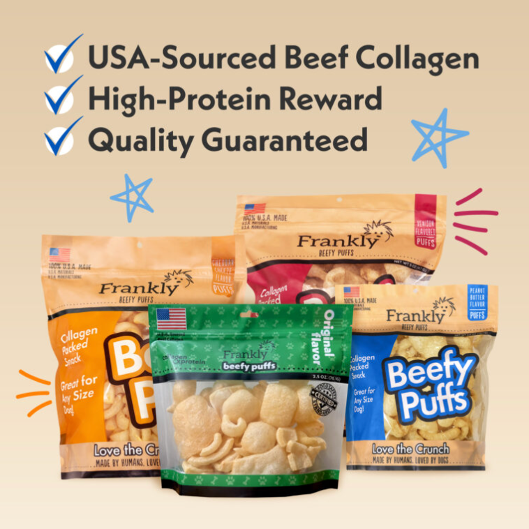 Frankly Beefy Puffs 5oz