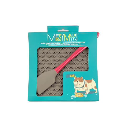 Messy Mutts Interactive Feeder Mat with Spatula