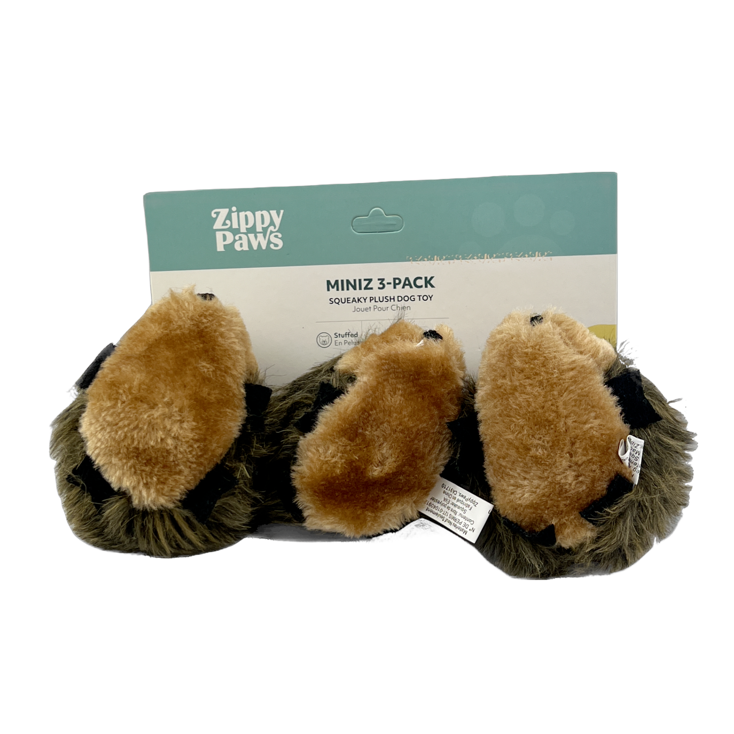Zippy Paws hedgehog 3 pack