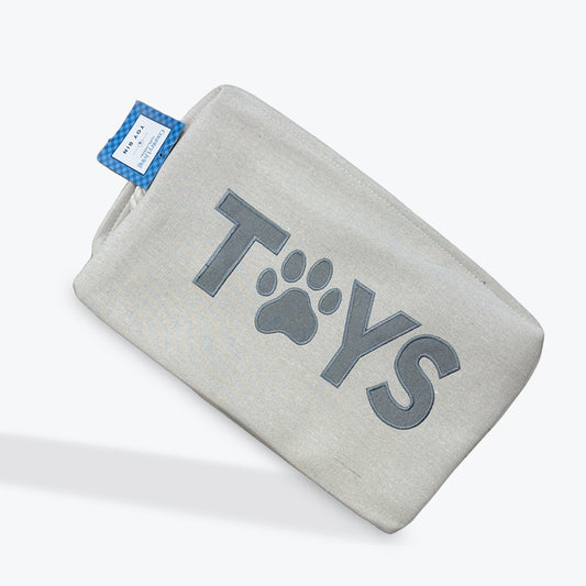 Country Living Foldable Fabric Dog Toy Storage Bin
